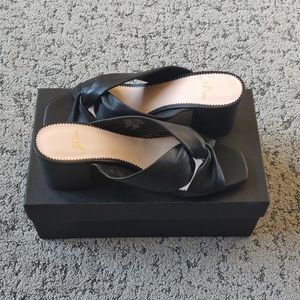 J. CREW Leather Twisted Sandal | 7